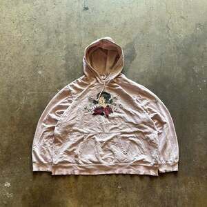 Vintage 90's Betty Boop Pink Hoodie, Tattoo Graphic, Size Medium